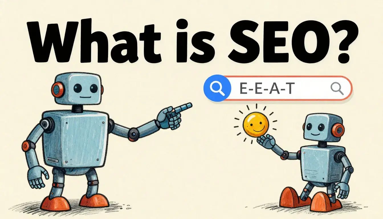 SEO Robot Explaining